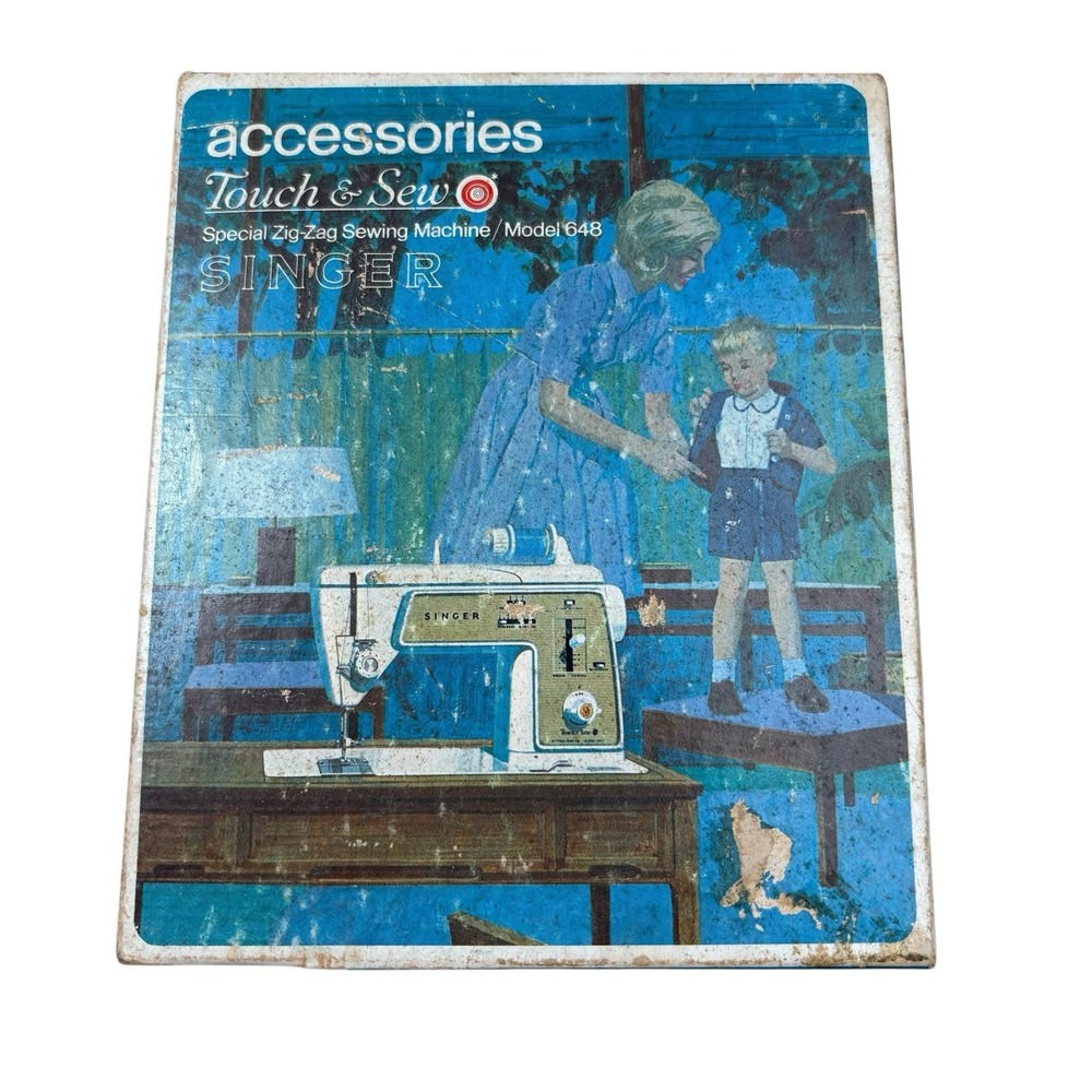 Vintage Singer Accessories Touch & Sew Kit Model No.648 Part No. 171128